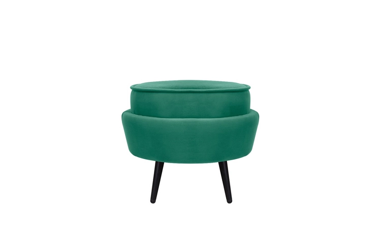 Пуф Pearl Adorn Green V2 на черных ножках