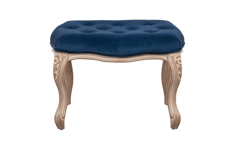 Дизайнерская банкетка Kina Velvet Blue