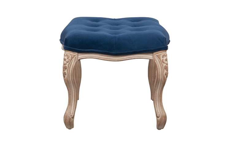 Дизайнерская банкетка Kina Velvet Blue