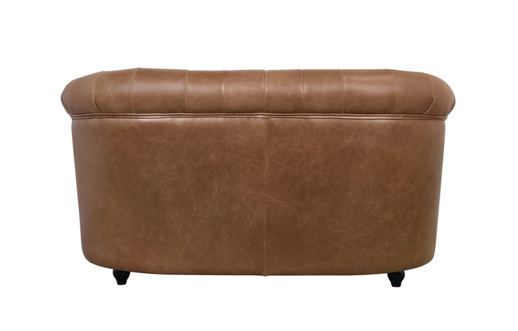 Кожаный диван лофт Karo Brown leather 2S