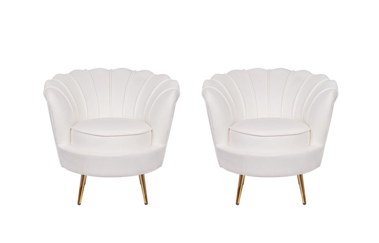 Комплект кресел ракушка Pearl Beige