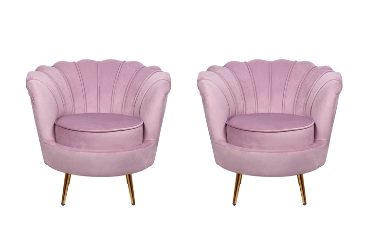 Комплект кресел ракушка Pearl Pink