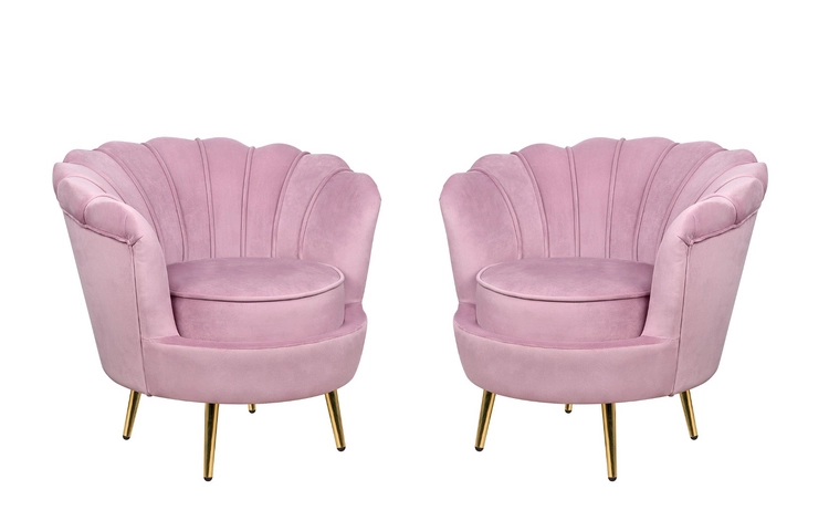 Комплект кресел ракушка Pearl Pink
