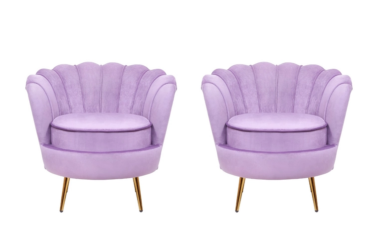 Комплект кресел ракушка Pearl Purple