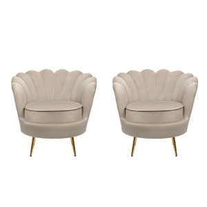 Комплект кресел ракушка Pearl Taupe