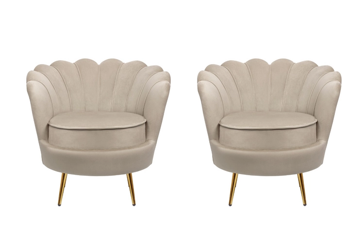 Комплект кресел ракушка Pearl Taupe