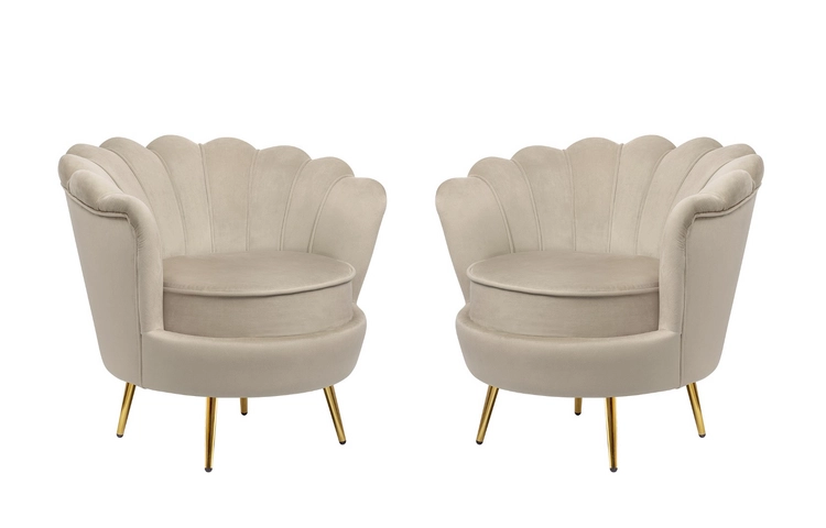 Комплект кресел ракушка Pearl Taupe