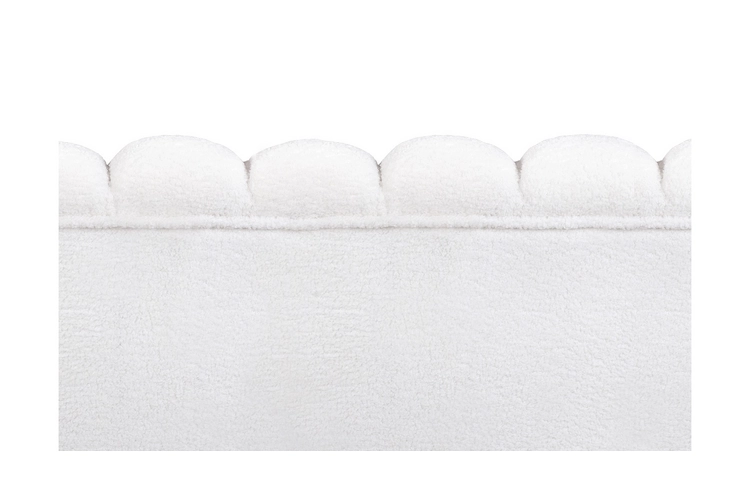 Комплект кресел и дивана ракушка Pearl Triple White Boucle
