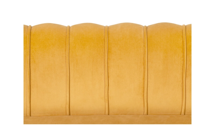 Комплект кресел и дивана ракушка Pearl Triple Yellow