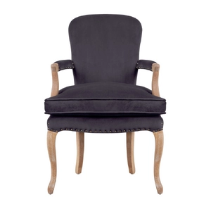 Мягкое полукресло с подлокотниками Anver Oak Black