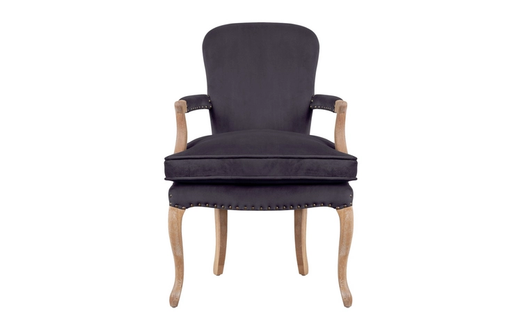 Мягкое полукресло с подлокотниками Anver Oak Black
