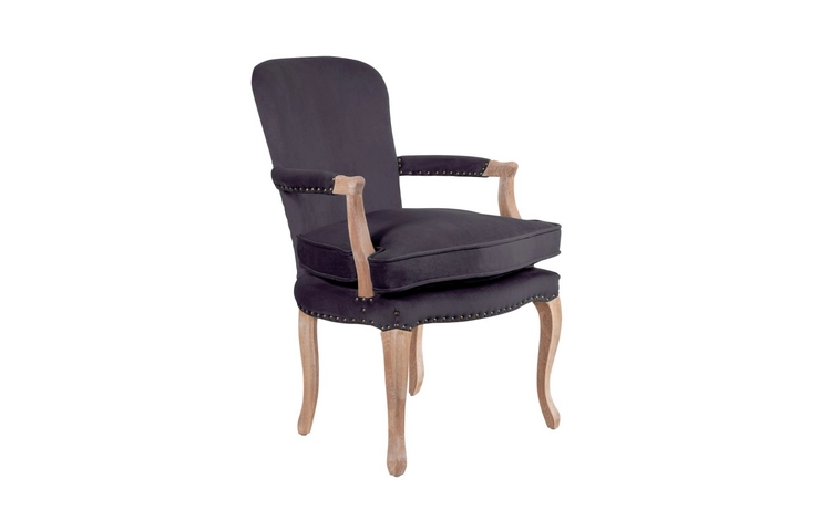 Мягкое полукресло с подлокотниками Anver Oak Black