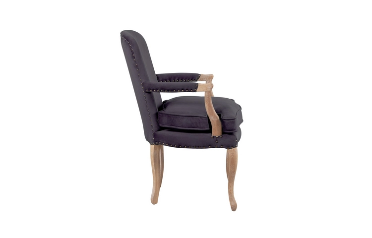Мягкое полукресло с подлокотниками Anver Oak Black