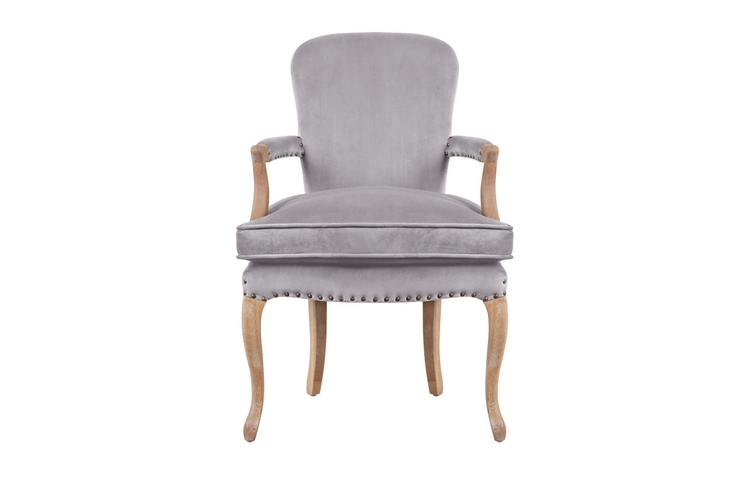 Мягкое полукресло с подлокотниками Anver Oak Grey