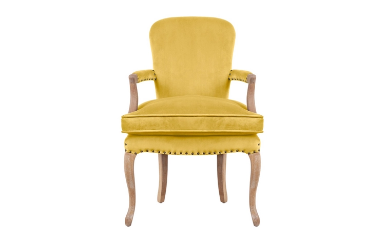 Мягкое полукресло с подлокотниками Anver Oak Yellow