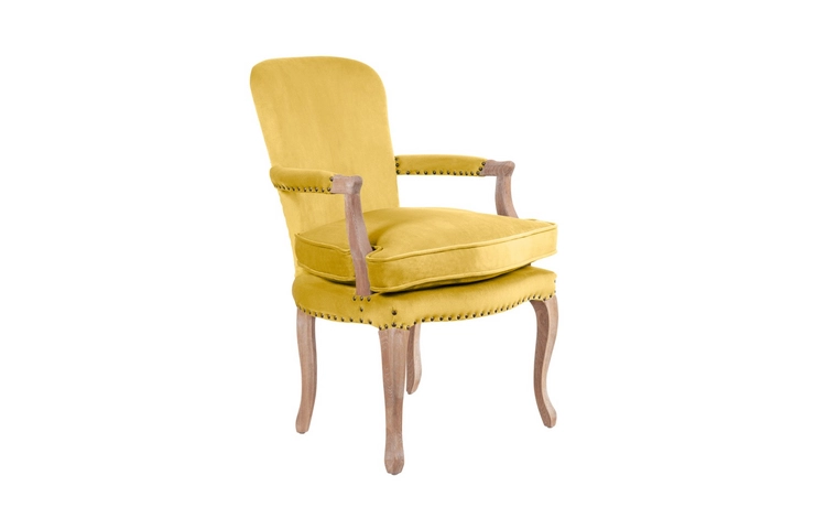 Мягкое полукресло с подлокотниками Anver Oak Yellow