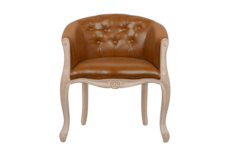 Низкое кресло ретро Kandy Brown