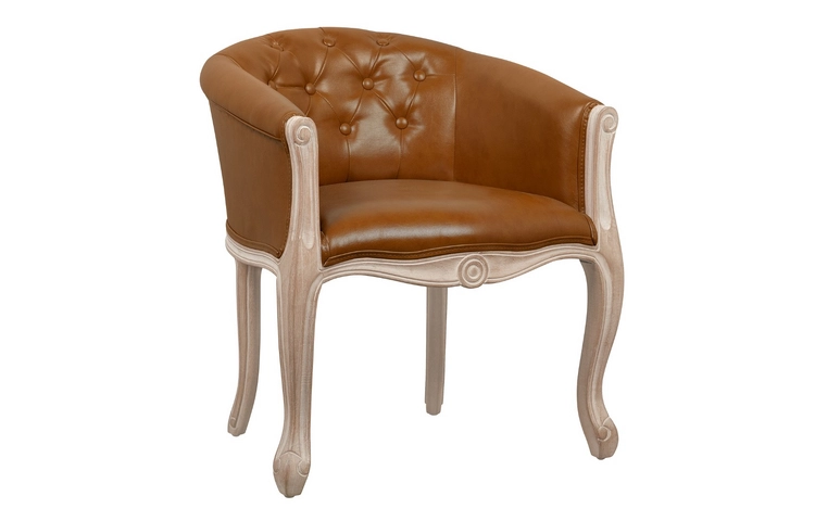 Низкое кресло ретро Kandy Brown