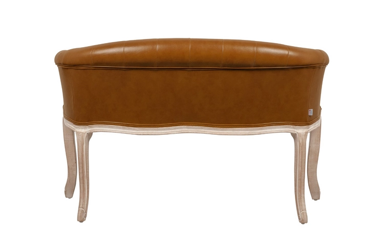 Двухместный дизайнерский диван Kandy Double Brown