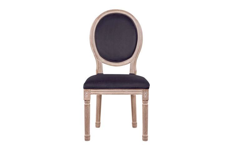 Стул с круглой спинкой Volker Oak Black