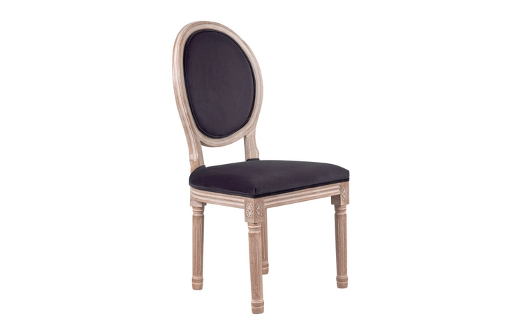 Стул с круглой спинкой Volker Oak Black