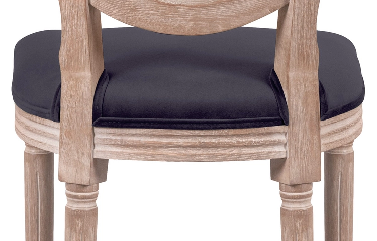 Стул с круглой спинкой Volker Oak Black
