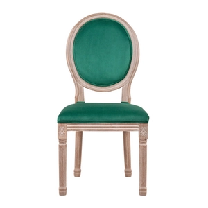Стул с круглой спинкой Volker Oak Green V2