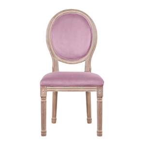 Стул с круглой спинкой Volker Oak Pink