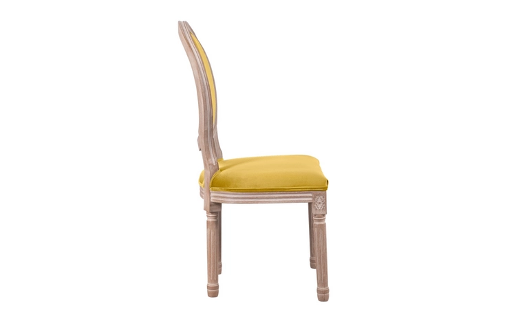 Стул с круглой спинкой Volker Oak Yellow