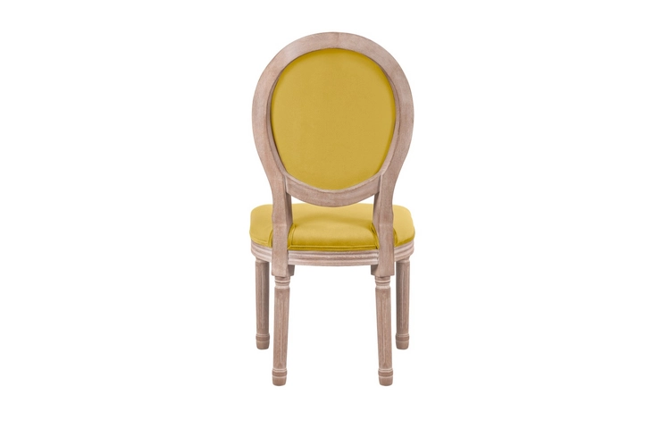Стул с круглой спинкой Volker Oak Yellow