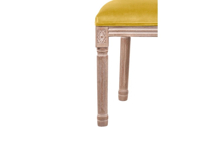 Стул с круглой спинкой Volker Oak Yellow