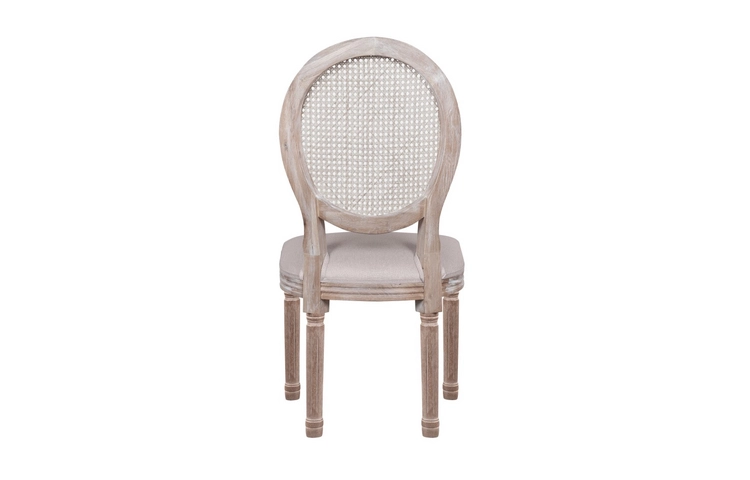 Стул с круглой спинкой Volker Oak Rattan