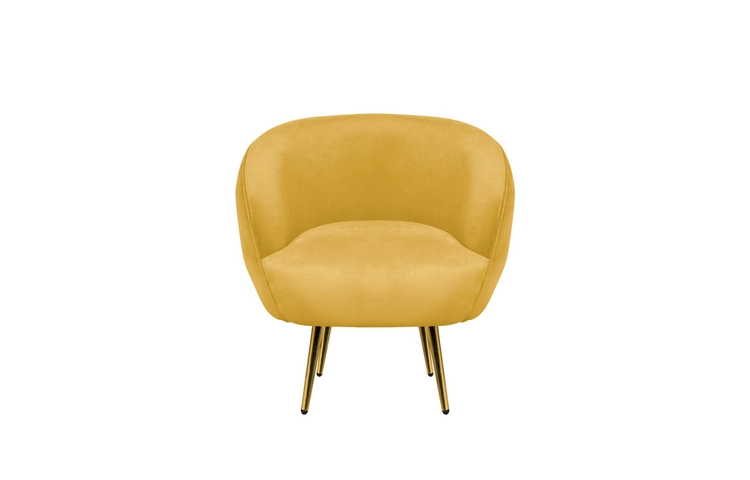 Мягкое кресло Benee Yellow 25