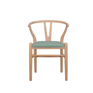 Стул ретро Wishbone Green