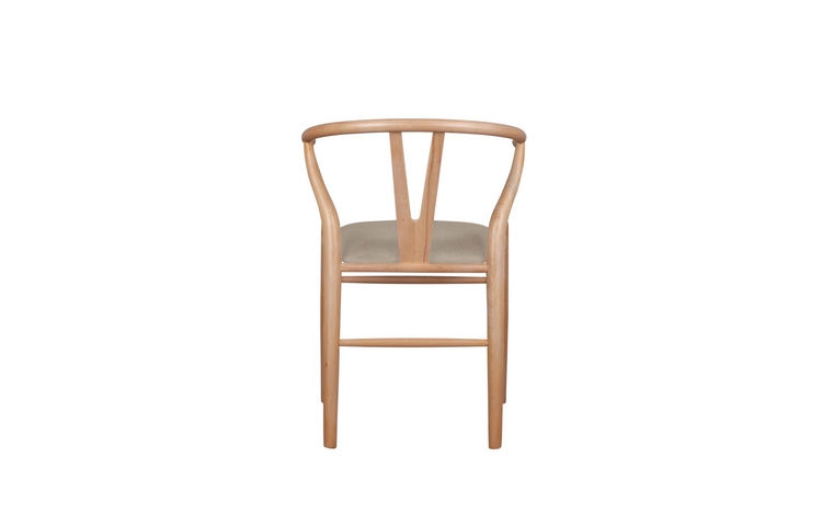 Стул ретро Wishbone Taupe
